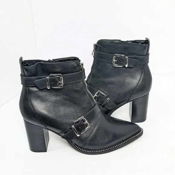 NWOT Steve Madden leather halle boots - Picture 14 of 16